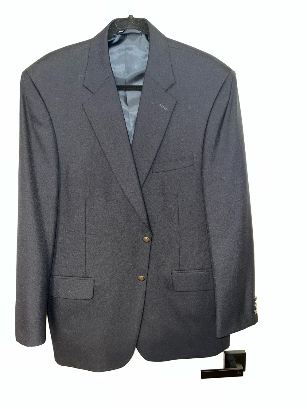 Men's Dark Navy Two-Button Sport Coat
